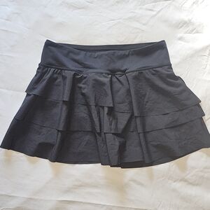 Black Ruffled Women's Skirt